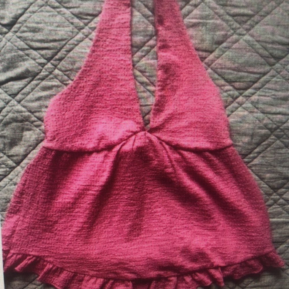 Women’s Pink Halter Babydoll Sleep Top